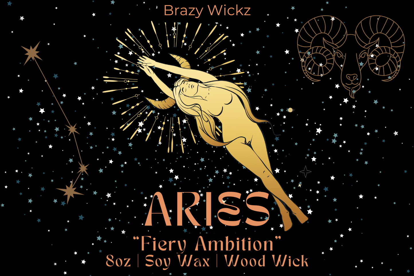 Aries " Fiery Ambition" - Horoscope Collection