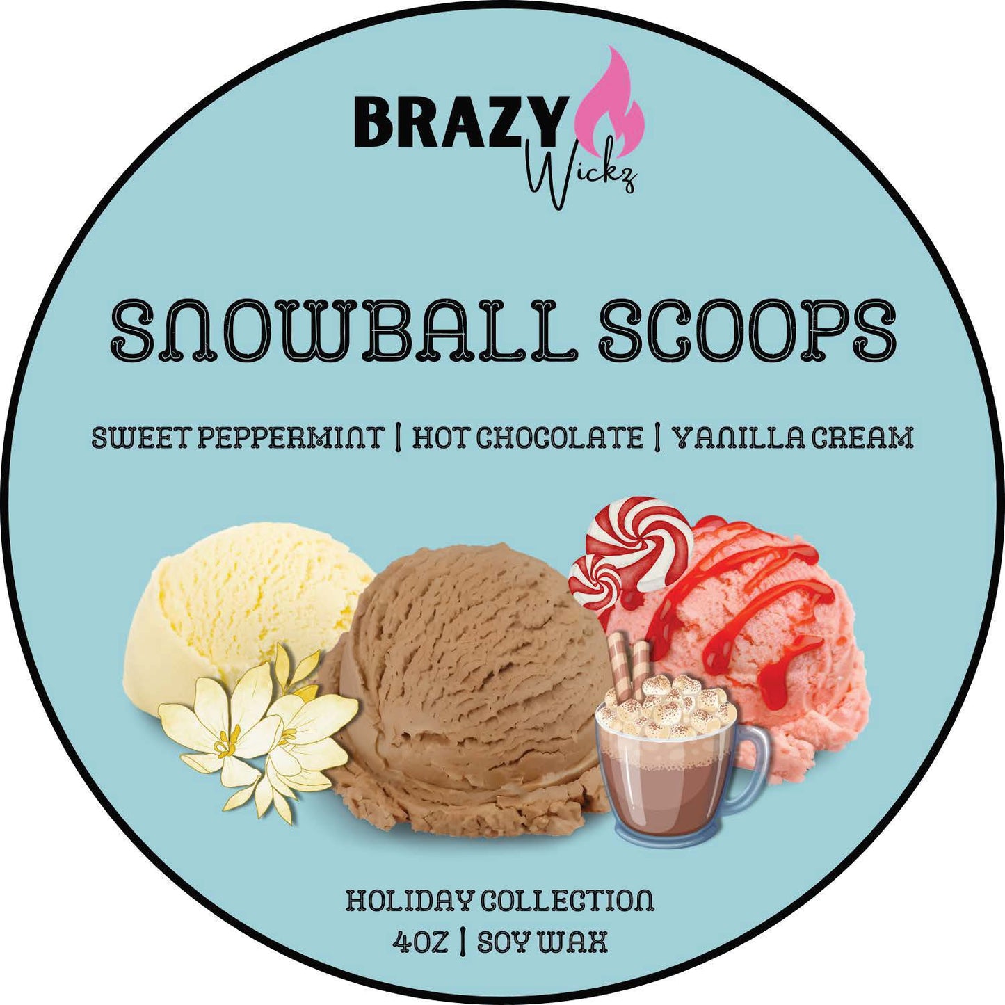 Snowball Scoops- Winter Fragrance wax melts