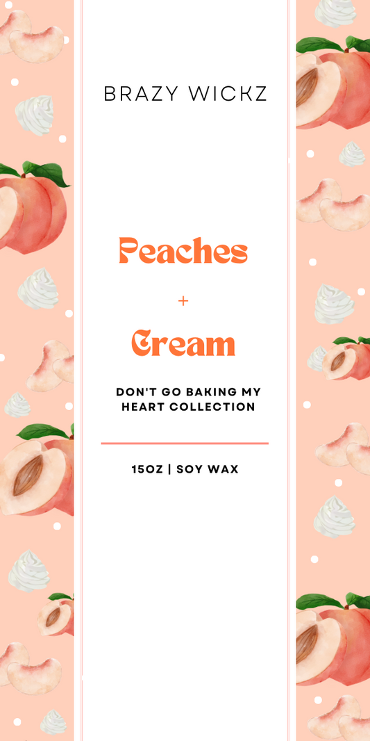 Peaches & Cream- Don't go Baking my Heart! Collection