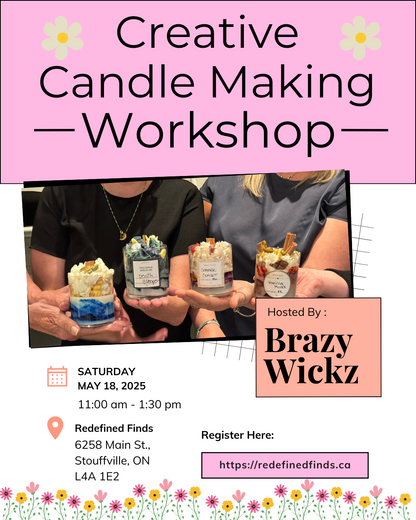 Creative Candle Making: Bakery Edition @ Redefined Finds!