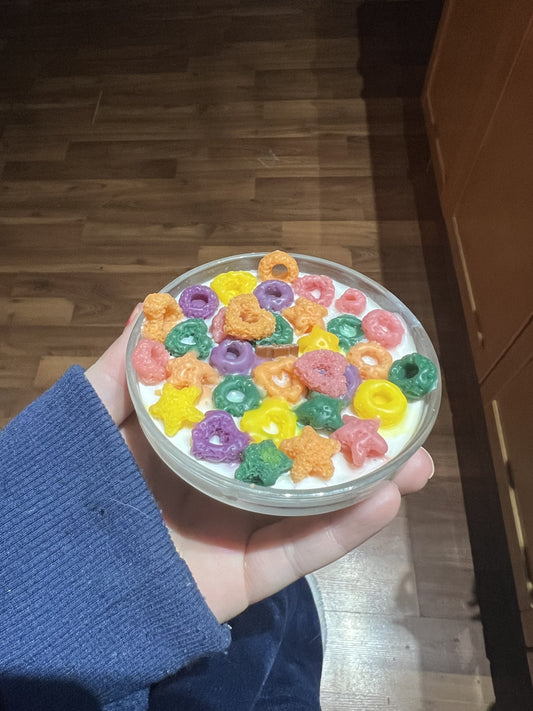 Mini Fruit Loops Candle: Breakfast Collection